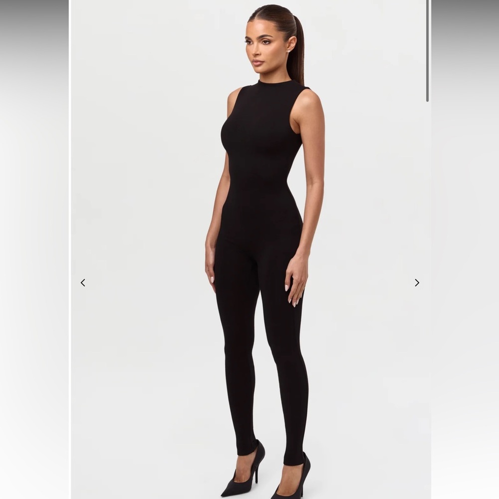 Naked Wardrobe Elegant Black Jumpsuit